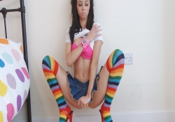Lexi: Lexi - Rainbow Socks